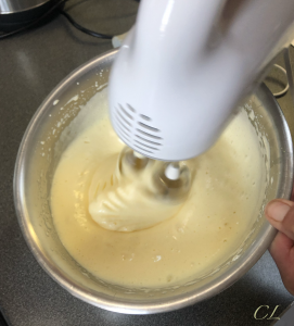 oeufs et sucre blanchis