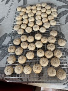 coques des biscuits à la noisette