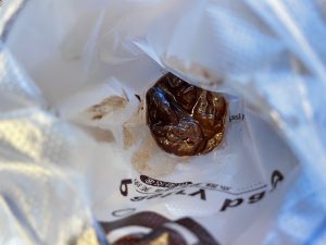 Chocolat fondu dans und poche à douille